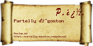 Partelly Ágoston névjegykártya
